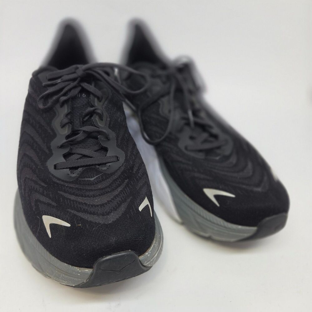 HOKA ONE ONE ARAHI 6 Mens Black Running Comfort Sneakers Size US 11.5 EE EUR 46